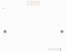 Tablet Screenshot of cettinabucca.com
